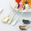 Gourd Shape Head Stainless Steel Small Shovel Spoon For Serving Ice Cream Yogurts And Other Sweet Dessert Treats