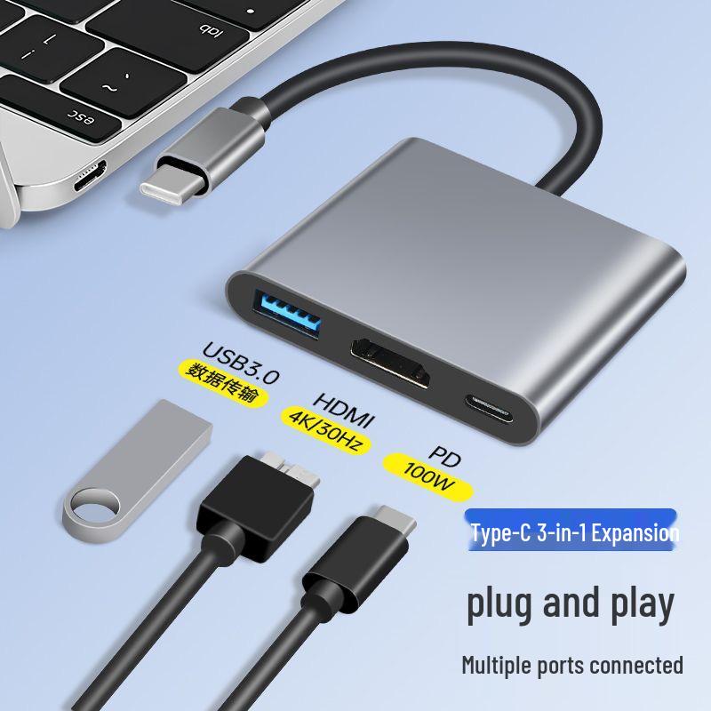 USB-C to HDMI Multiport Hub with USB 3.0 and Type-C Docking Station