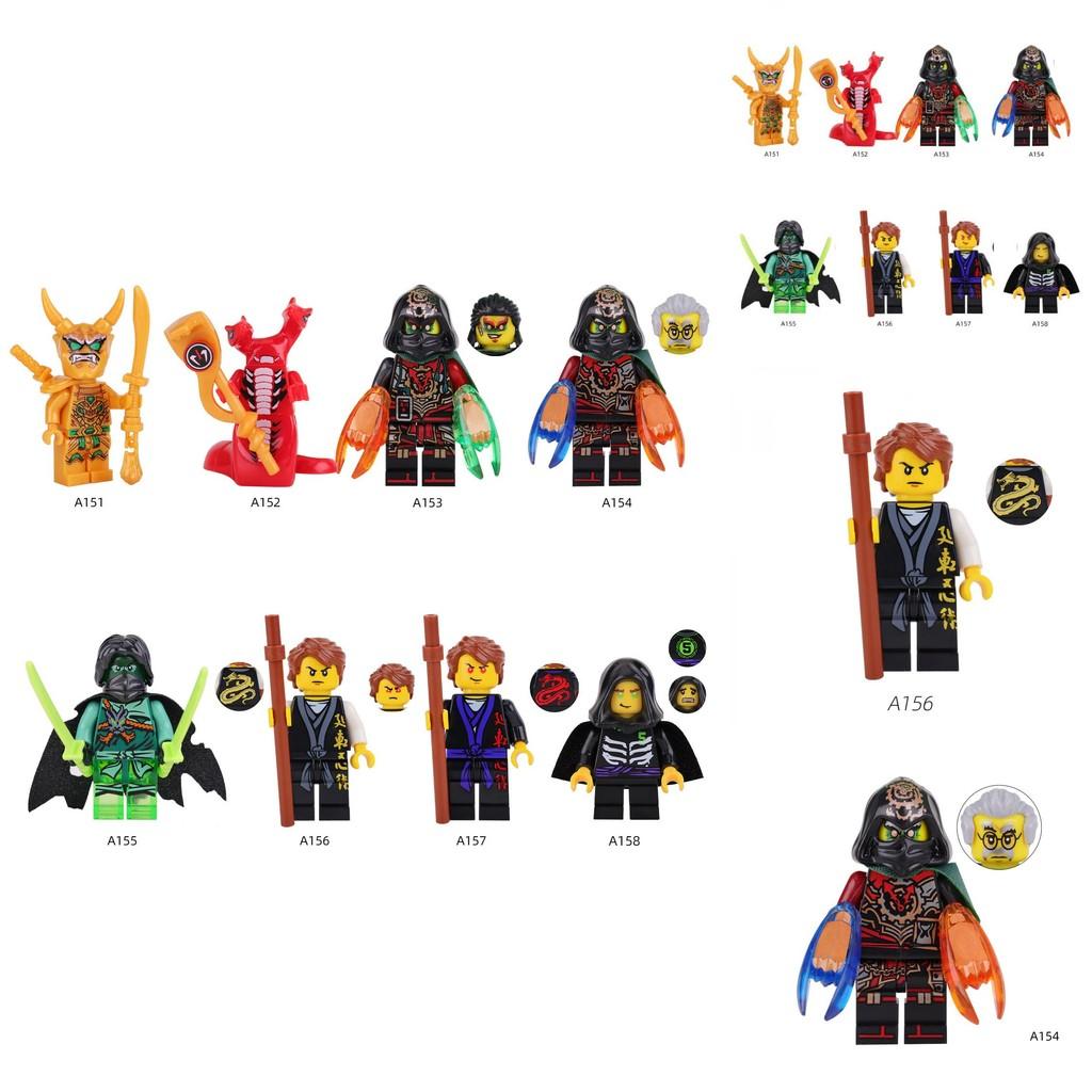 Ninja Serie Kunststoffbausteine Kinder DIY Spielzeugset für kreatives Spielen und Lernen