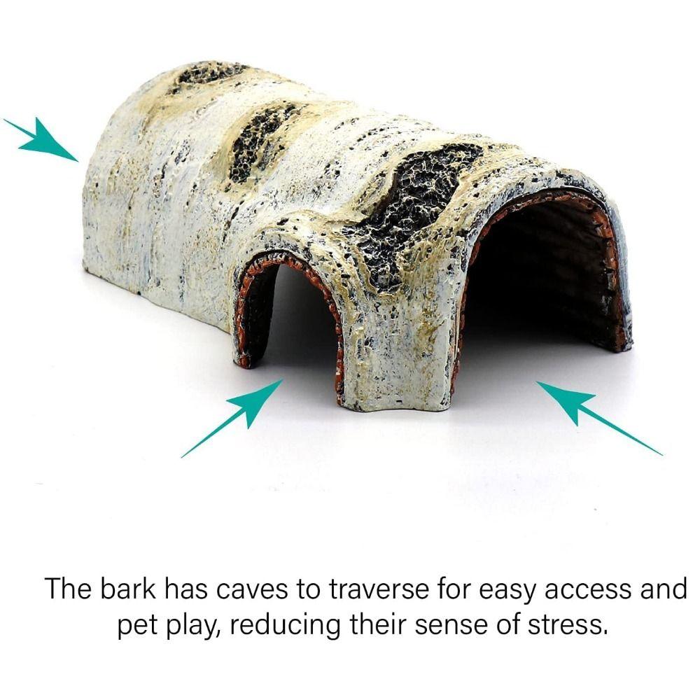 Amphibians Lifelike Lizard Hideout Caves Tortoise Hideout Small Reptile Caves Trunk Habitats
