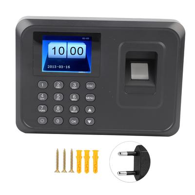 2,4 Zoll LCD Anwesenheitsmaschine Fingerabdruck Passwort Zeiterfassung