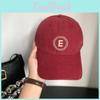 Retro Embroidered Letter Baseball Cap With Sun Protection For Men And Women