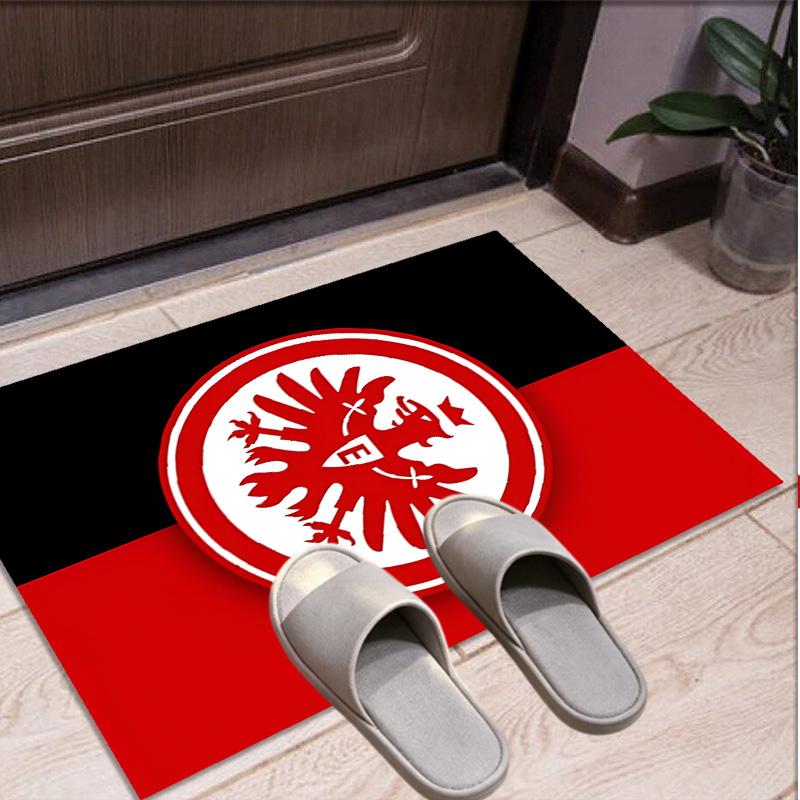 Eintracht Frankfurt Muster Teppich, Innen-/Außenmatte, für Picknick, Spielzimmer, Schlafzimmer, Büro, Wohnzimmer, Heimdeko Teppich, Geburtstagsgeschenk