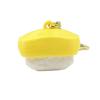 1/6Pcs 3D Printed Sushi Clicker Keychain, Stress Relief Push Button Fidget Toy, Finger Clicker Keyring Pendant Backpack Handbag Charm