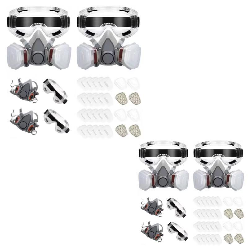 DAXTE Full Face Respirator Mask Kit