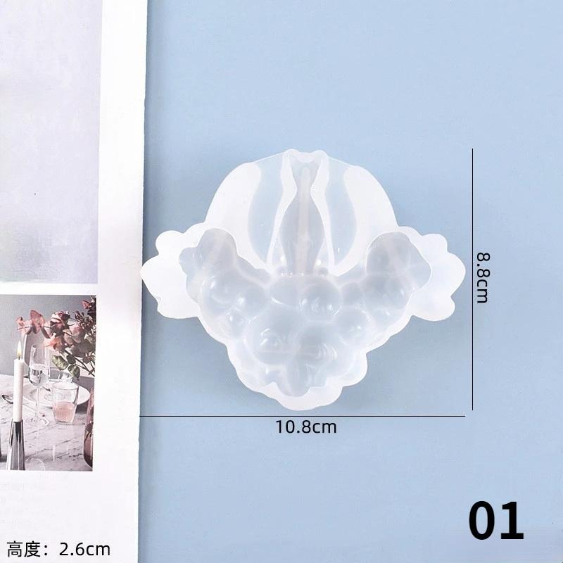 DIY UV Resin Handcraft Jewelry Molds Cat Jewelry Tools Dried Flower Resin Moulds
