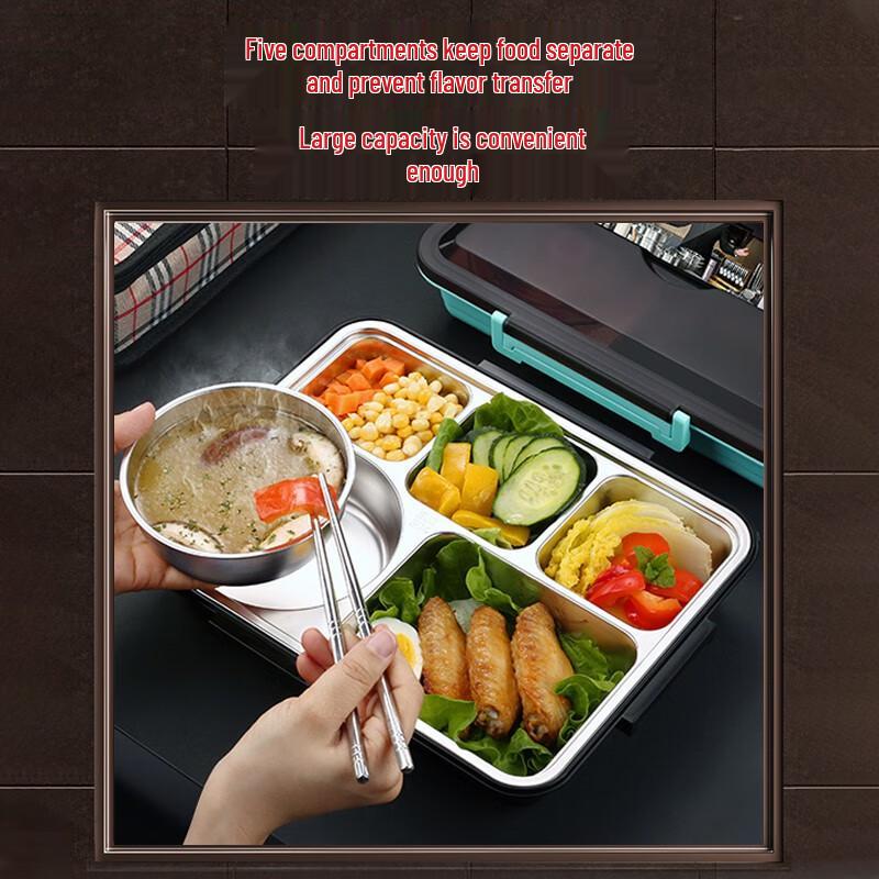 Divided Insulated Lunch Box