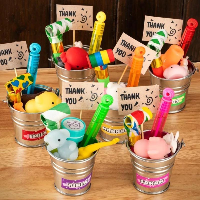 48/10pcs Colorful Bubble Soap Bottle Wand Soap Liquid Tube Kids Birthday Party Favors Pinata Filler Toys Wedding Gifts for Guest