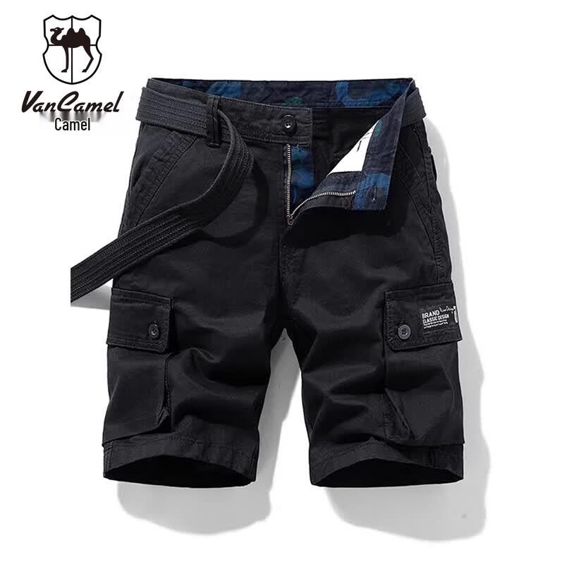 VANCAMEL Men's Summer Cotton Casual Shorts