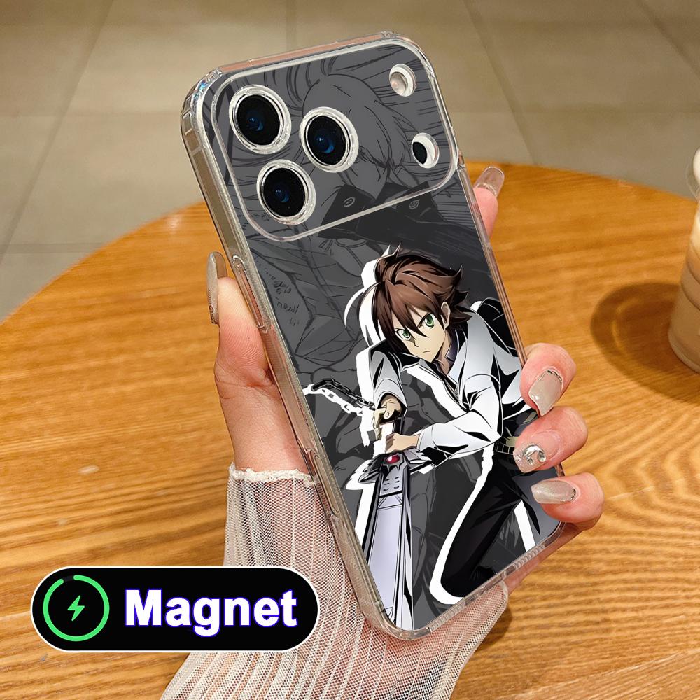 Akame Tatsumi Clear TPU Magsafe Mobile Phone Case for iPhone 17 16 15 14 13 12 11 Air Pro Max Plus Mini Colorful Cover
