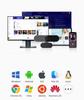 ZYLFN 4K 8MP Webcam with Wide Dual and Automatic Flash Compensation for Video Conferencing and Classroom USB Plug Compatible with Mac Windows and