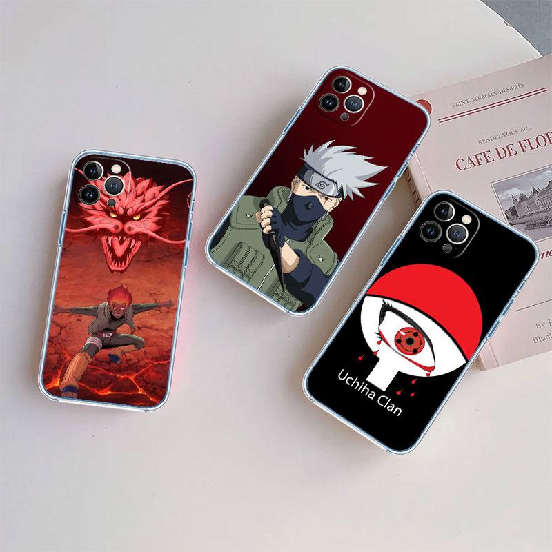 Anime Naruto Transparent Phone Case for Motorola Moto Edge Plus G200 G23 E13 E15 E20 E30 G62 G71 G72 G75 G24 G15 Power