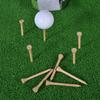 50 PEZZI Bastoncini da Golf in Legno di Bambù 4 Misure 42mm/54mm/70mm/83mm Porta Palline da Golf Accessori da Golf per Allenamento