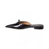 Salvatore Ferragamo Ferragamo Bow Mini Leather Mule Black