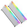 JUMPEAK R02 Computer ARGB Memory Module Heatsink Shim Cover Wavy Enhanced Cooling DDR3 DDR4 DDR5 PC RAM Cooler Radiator Armor
