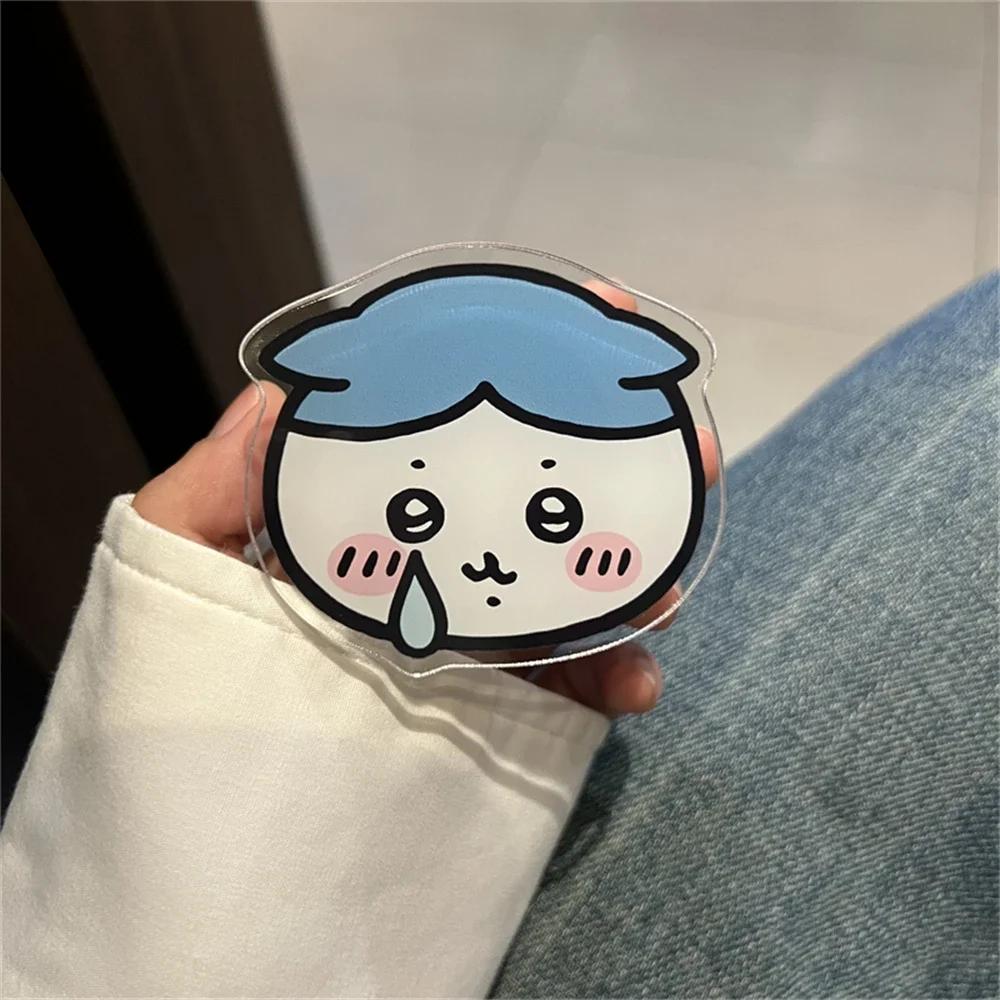 Korean Cute Fun Cartoon Chiikawa For Magsafe Magnetic Phone Griptok Stand For IPhone 17 Pro Max For Samsung Galaxy Foldable Holder Socket Bracket