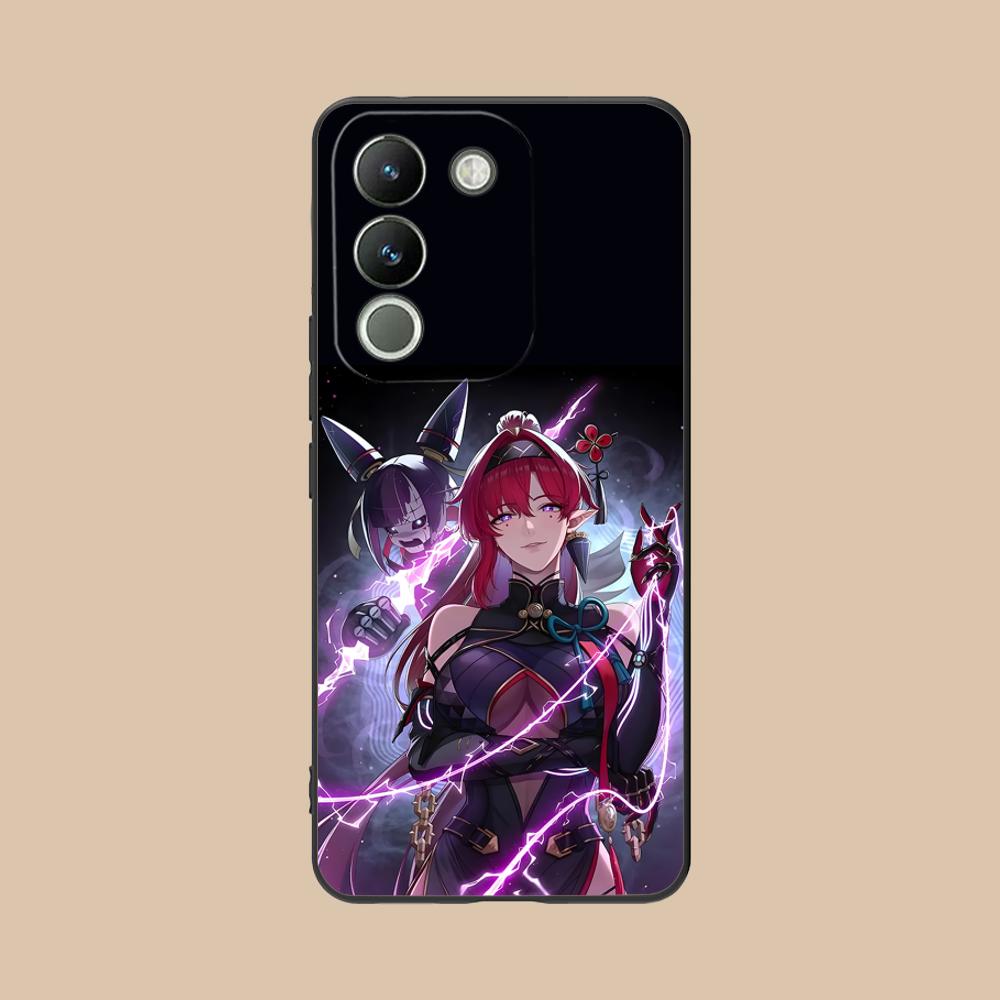 

Wuthering Waves Yinlin Mobile Phone Case for VIVO Y77 76 75 74 73 72 58 56 55 51 50 38 36 Y19 Y18 Y03 Y01 5G Printing Cover vivo Y77