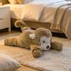 Übergroßer Grauer Liegender Elefant Plüsch Kuscheltier Niedliche Puppe Extra Groß Schlappohr Langer Rüssel Weiches Lockiges Fell Für Teenager Ganze Nacht Entspannung