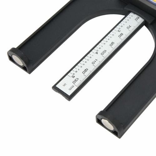 Electronic Digital Display Depth Gauge, Multifunctional Detachable 0-80mm Digital Display Woodworking Ruler Measuring Tool