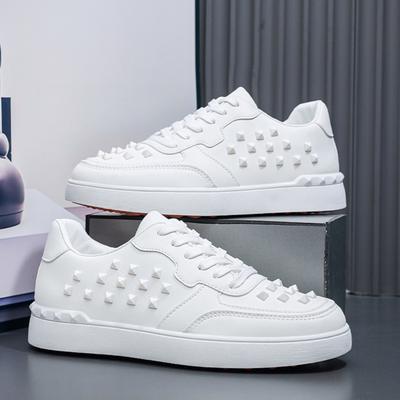 Spring Autumn Men's Board Shoes Korean Edition Trendy Personality Rivet Men's Single Shoes Versatile Casual Shoes
