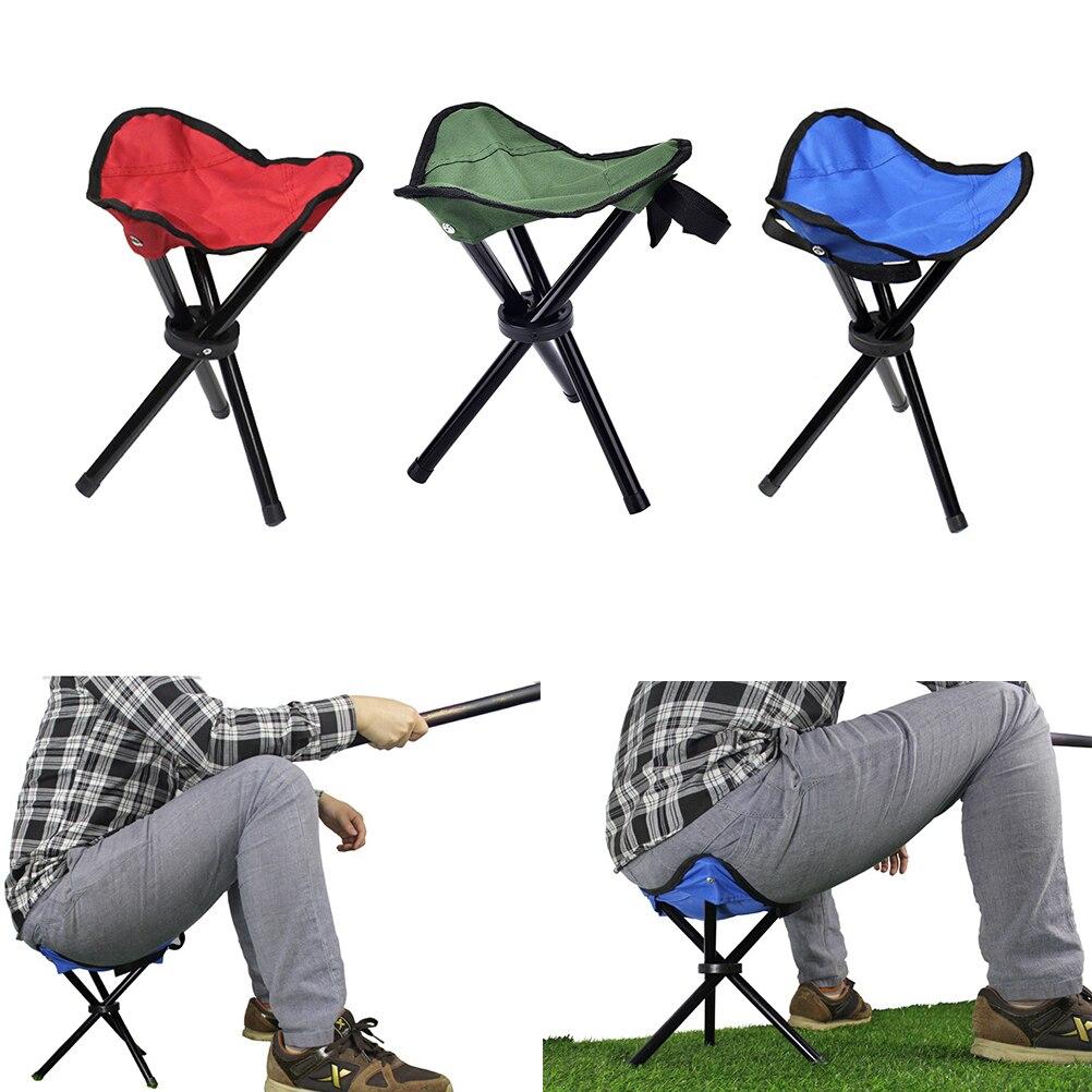 Fishing Tripod Folding Chair Stool Outdoor Camping Fold Foldable Portable Fishing Mate Fold Chair Ultralight Chairs