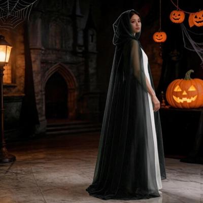 Hooded Cloak Carnival Party Stage Performance Props Wizard Cape