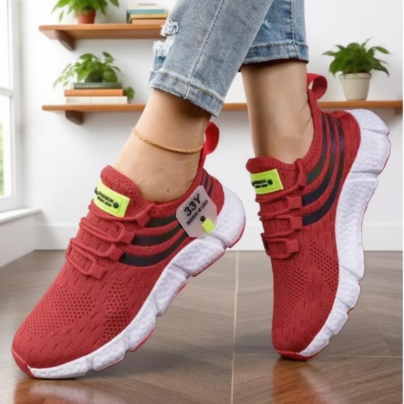 New Vulcanized Shoes For Women Fashionable Luxurious Mesh Design Couple'S Soft Soled Shoes Comfortable Outdoor Walking Sneakers