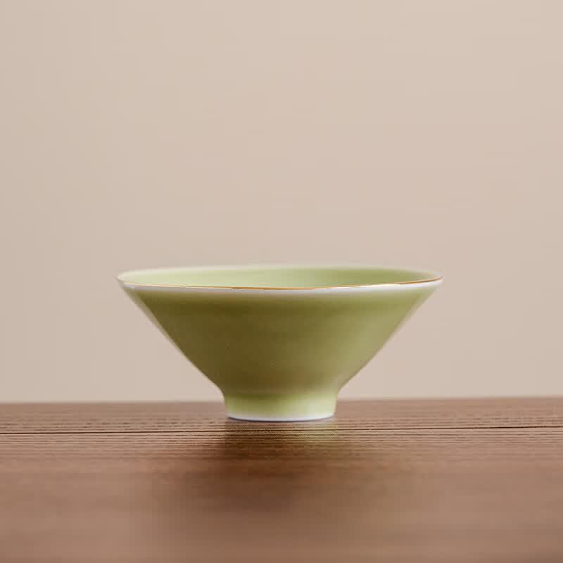 Bafangli Jufu Five-Color Ceramic Tea Cup Set