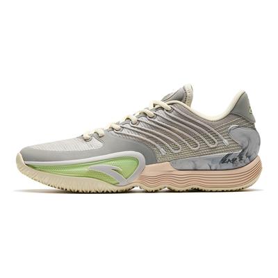 Shunxi 2 White Chocolate Nitrogen Technology Shock Absorption Wear-Resistant Breathable Low-Top Basketball Shoes Men Sneaker Gray 912521110Q-3