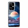Personalisierte bunte Landschafts-Handyhülle mit gehärtetem Glas für OnePlus NORD CE 3 5G