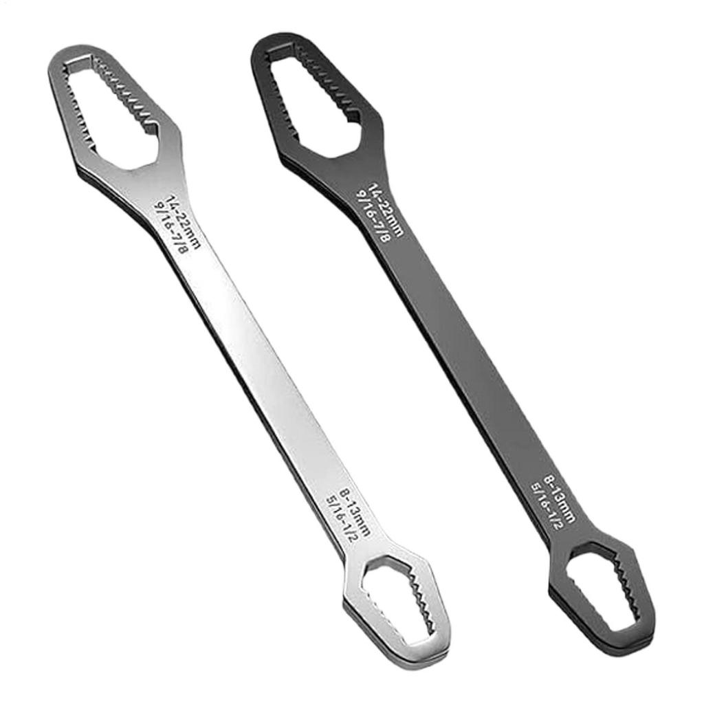 8 To 22mm Socket Wrench Double-ended Tightening Socket Spanner Self Tightening Wrench For Automotive Home Motorcycle Bicycle