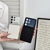 Чехол для мобильного телефона с узором из личи-кожи подходит для Samsung S26ULTRA модный S25ULTRA чехол-кошелек с большим окном.