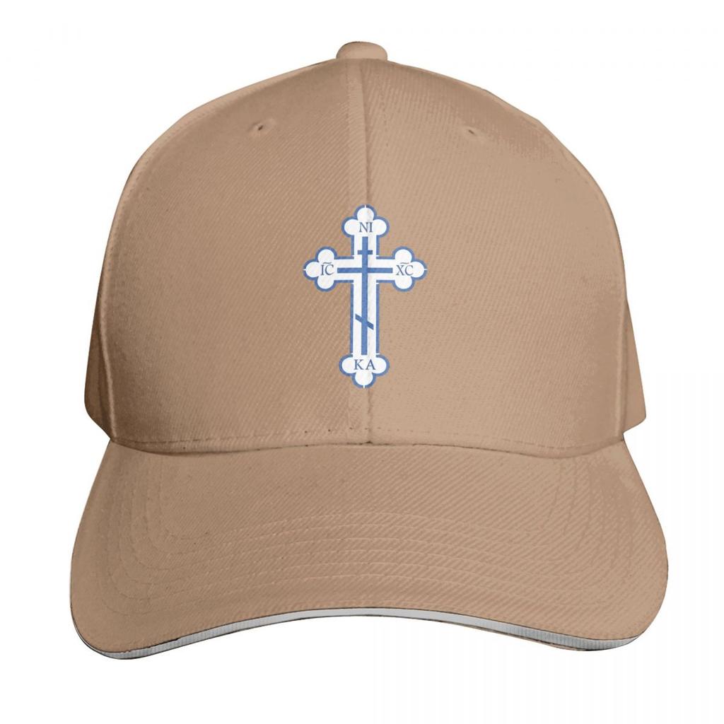 Russian Orthodox Cross Print Cap Fashion Casual Baseball Caps Adjustable Hat Hip Hop Summer Unisex Baseball Hats