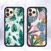 Palm Tree Leaves Phone Case Silicone PC+TPU For For iPhone  11 12 13 14 15 16 Plus Pro Max Cover