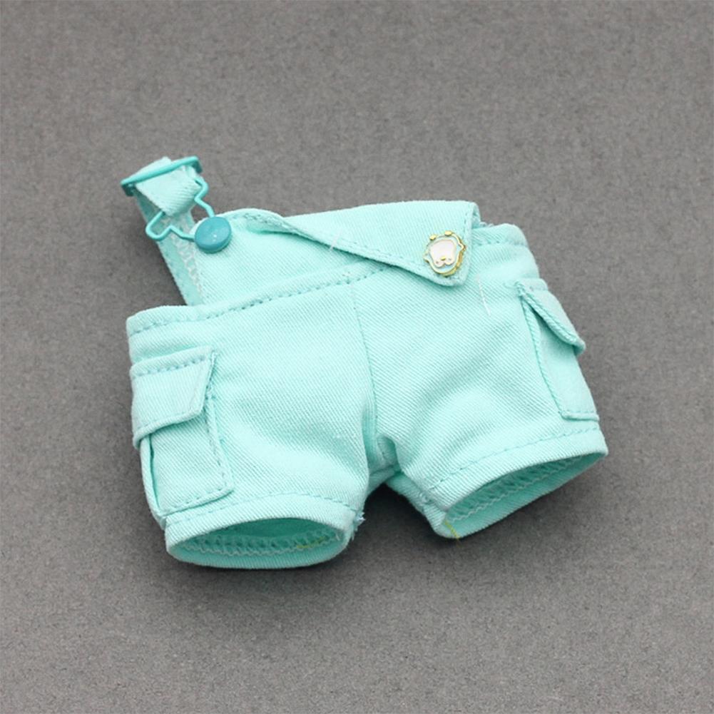 For 17cm Labubu Doll Clothes Fashion Clothes Overalls Doll Clothes Color Match Shorts Dolls Accessories Cute Decoration Little Clothes