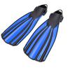 1 Pair Diving Fins TPR Adjustable Long Professional Diving Flippers for Scuba Diving Swimming Surfing Blue R