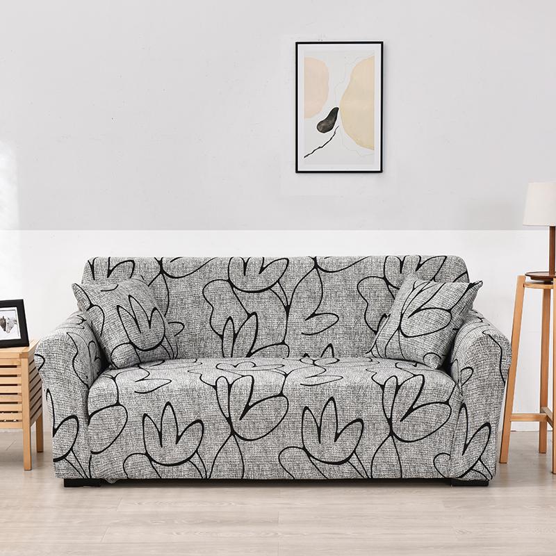 Sofa Cover Geometric Couch Cover Pets Corner L Shaped Chaise Longue Sofa Slipcover 1Pc