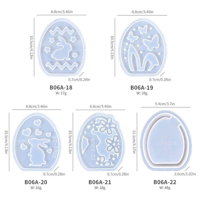 Hollowed Bunnies Silicone Candle Holder Molds for Making Tealight Holder Candle Stand Home Decoration Epoxy Resin Molds