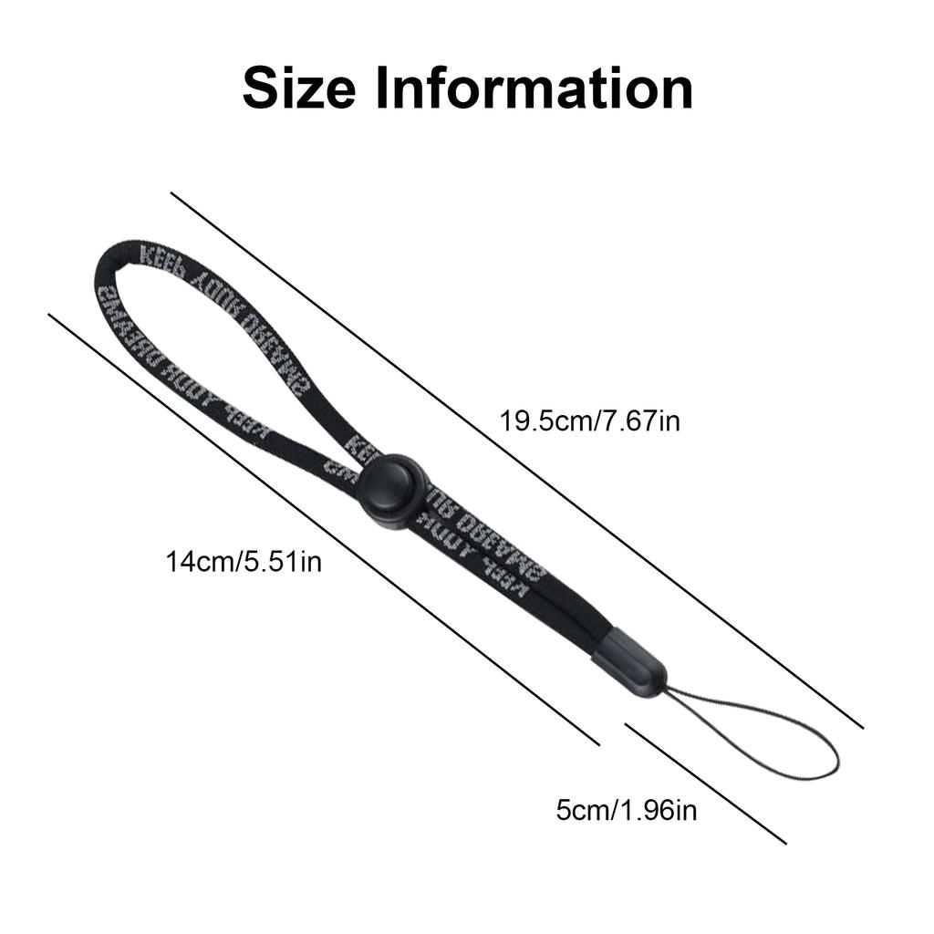Antilost Phone Lanyard Strap Security Cord Secure Attachment with Carabiners for Two Way Radio Speakers Drop Protections