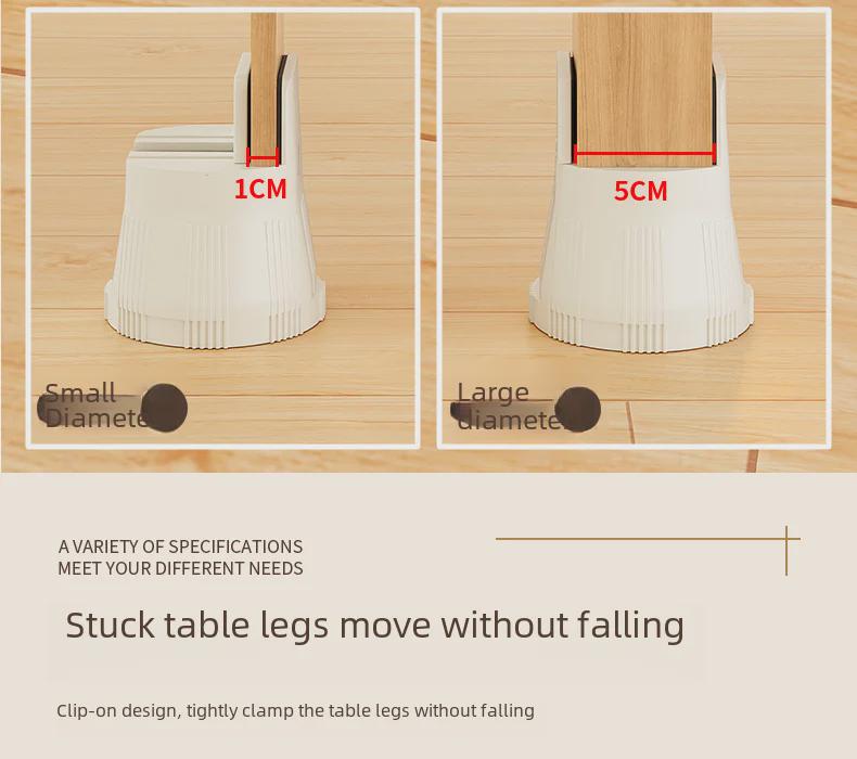 Adjustable Furniture Feet: Heightened Bed, Table, Sofa & TV Cabinet Support Pads