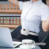 Menstrual Heated Belt Hot Compress Promote Circulation Electric Waist Belt for Wome White
