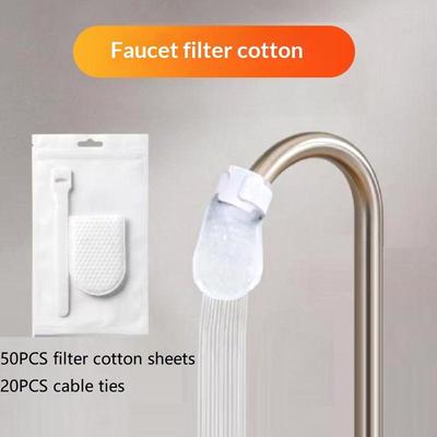 Faucet Filter Cotton Tap Water Mountain Spring Water Rust Impurities Faucet Filter Universal Water Purification Accessories
