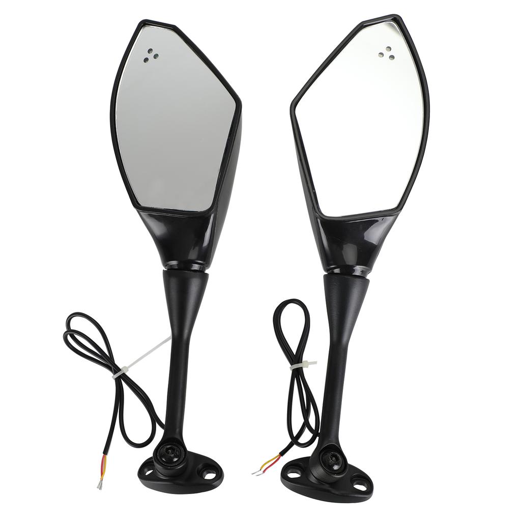 Rear View Mirrors w/ LED Turn Signals For Honda CBR600RR 03-14 CBR1000RR 04-07