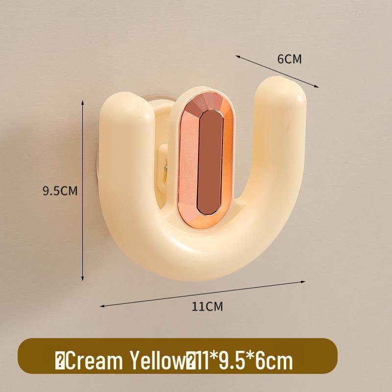 Strong Suction Cup Slipper Rack: Vacuum Press, No-Drill Hook for Bathroom Door, 5KG Load-Bearing.