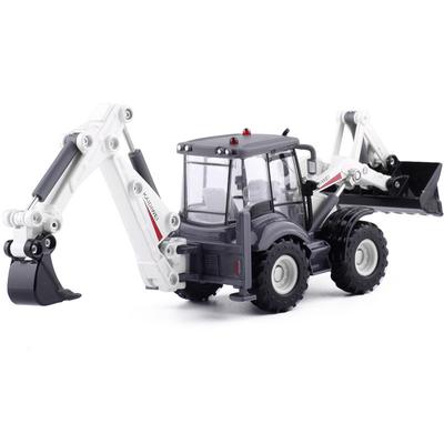 1/50 Legierung Druckguss Bagger Trägheit 4 Rad Schaufellader 2-Wege Gabelstapler Bulldozer Baggerlader LKW Modell Spielzeug Sammlungen