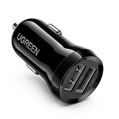 Car Charger 2x USB 24W 48A Black