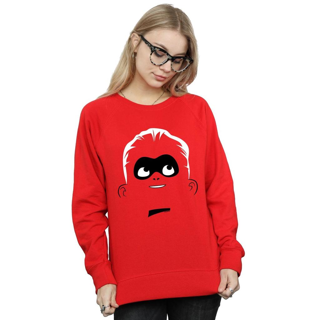 Disney Damen/Damen Incredibles 2 Dash Face Sweatshirt