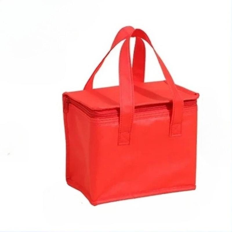 

Non Woven Portable Lunch Cooler Bag Folding Insulation Picnic Ice Pack Large Capacity Food Thermal Bag Drink Carrier Insulated Bags Beer Delivery Bag M 21*17*14CM