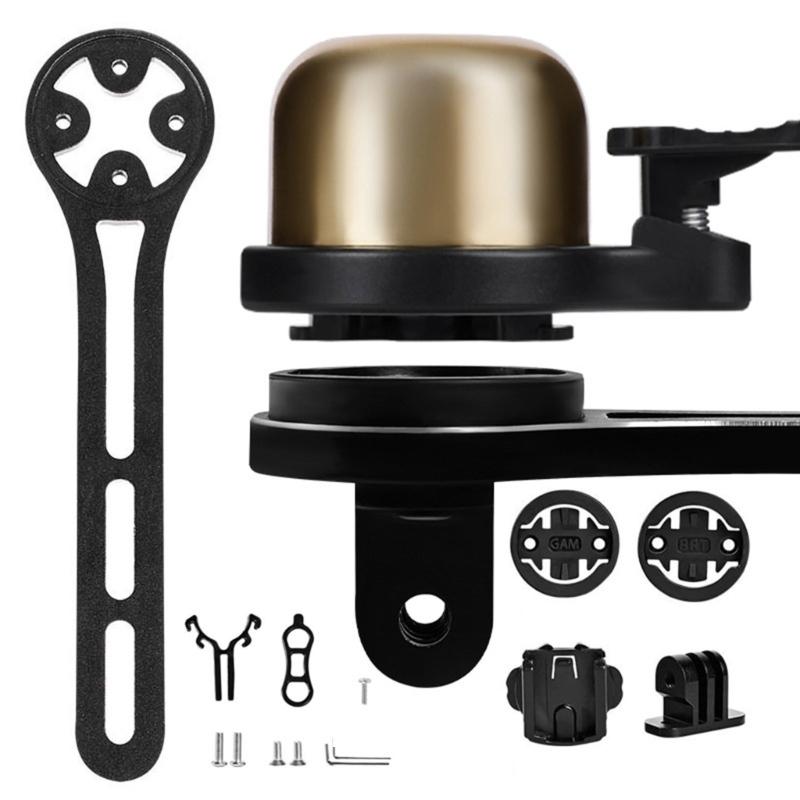 Regulable Sound Level Bike Horn Waterproofed Electric Bicycles Bells for Enhancing Cycling Safety золотой