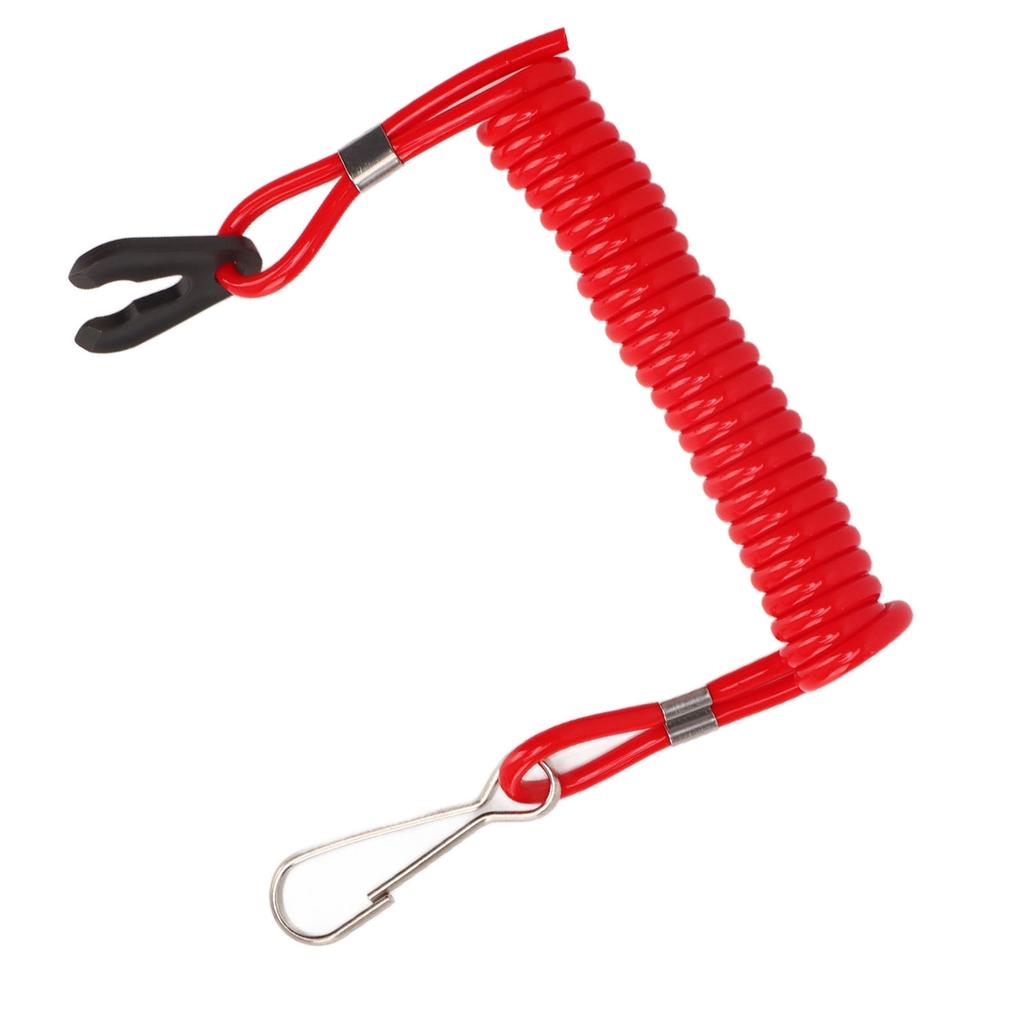 Boat Outboard Engine Motor Lanyard Kill Stop Switch Safety Tether Cord Lanyard for Outboard Motor